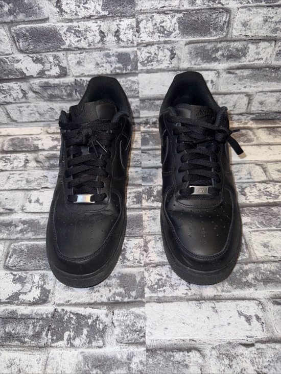 Nike Other - Used Nike Air Force 1 '07 Low Triple Black Shoes Mens Size 10.5 CW2288-001